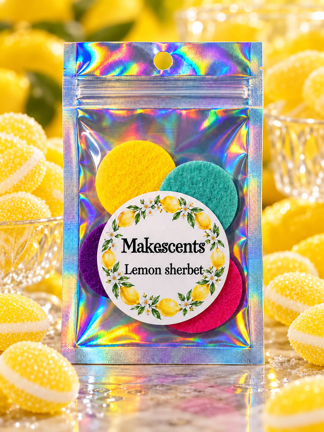 Sherbet Lemon Hoover Disc